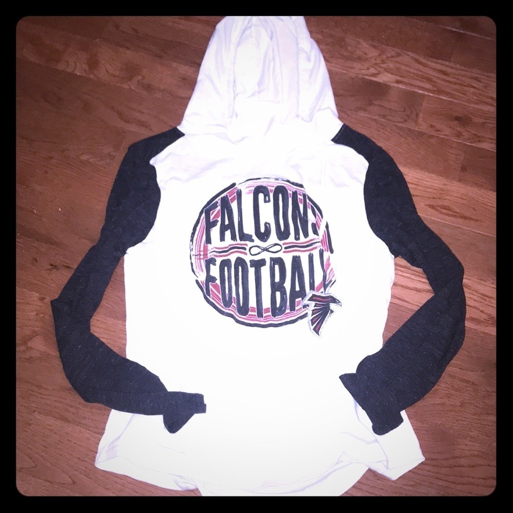 Large Atlanta Falcons tshirt hoodie